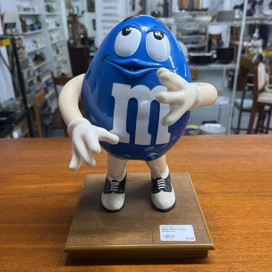 BLUE M&M CANDY DISPENSER