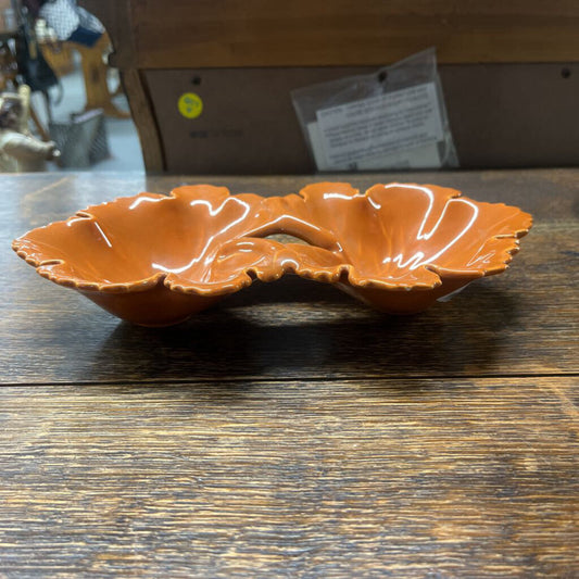 HARVEST FALL LEAF DISH