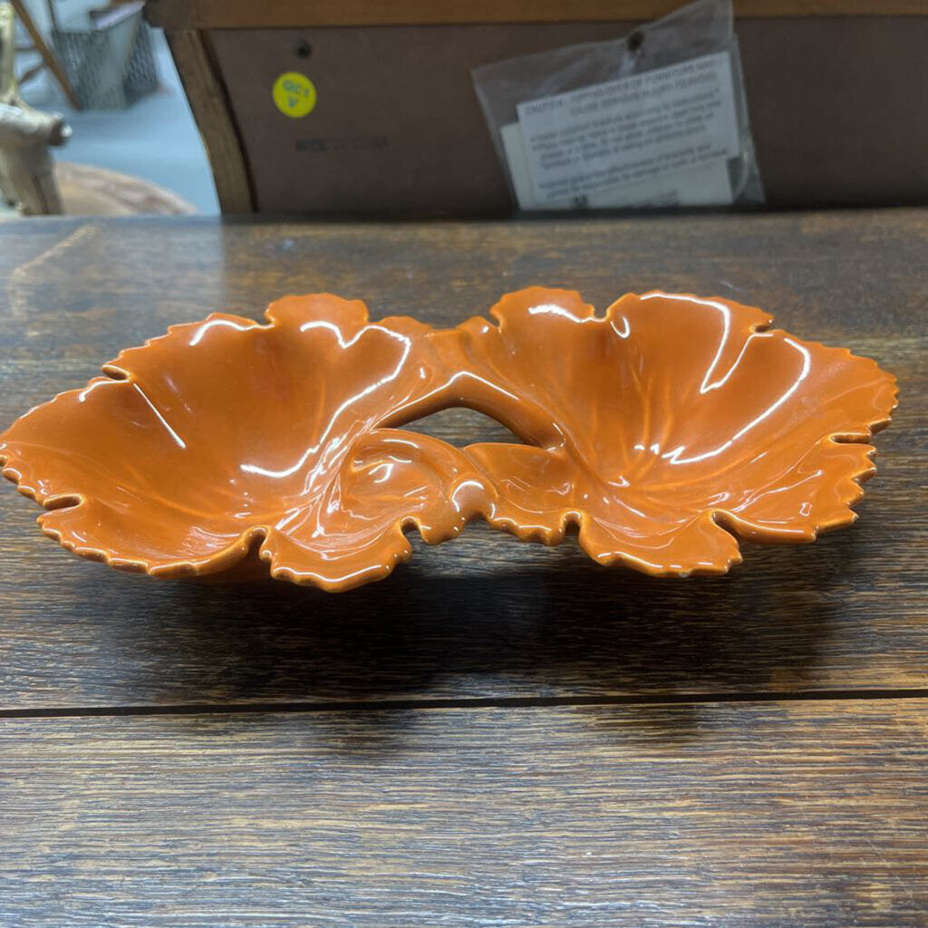 HARVEST FALL LEAF DISH