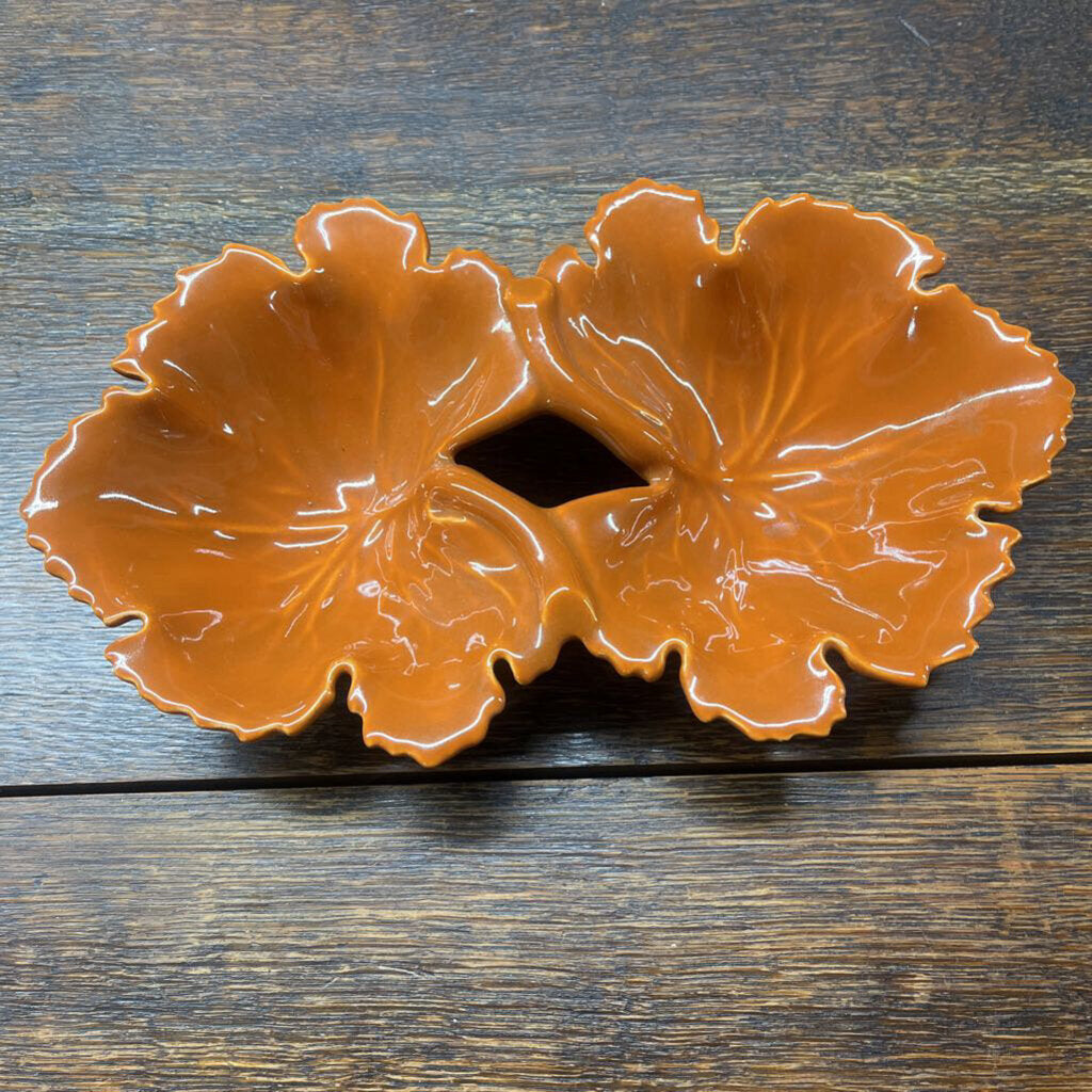 HARVEST FALL LEAF DISH