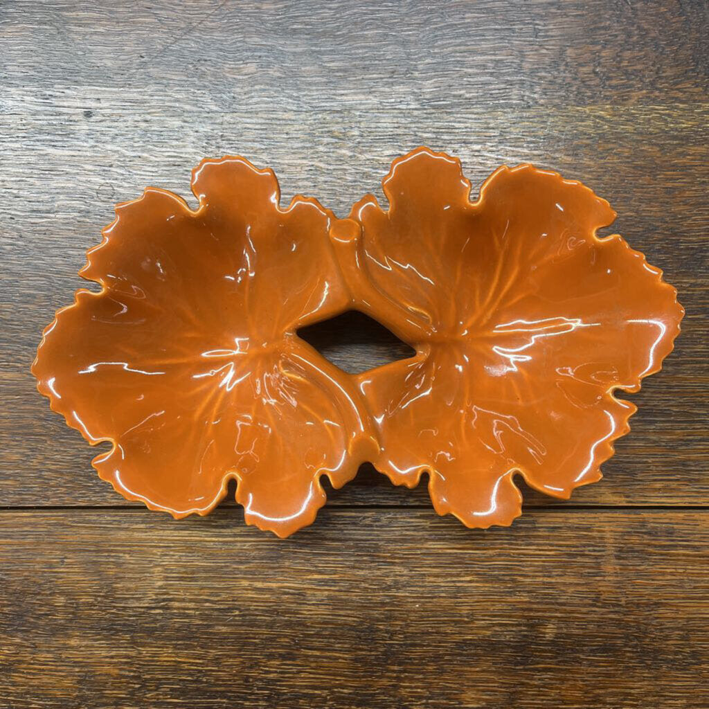 HARVEST FALL LEAF DISH