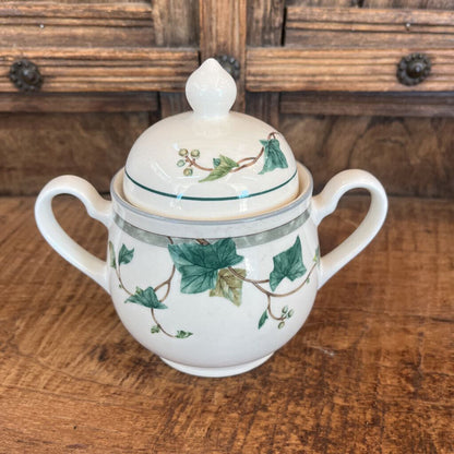 VINTAGE NORITAKE IVY LANE SUGAR BOWL