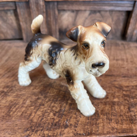 VINTAGE TERRIER CERAMIC DOG (CIRCA 1964)