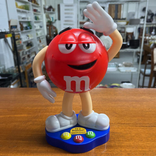 VINTAGE RED M&M DISPENSER