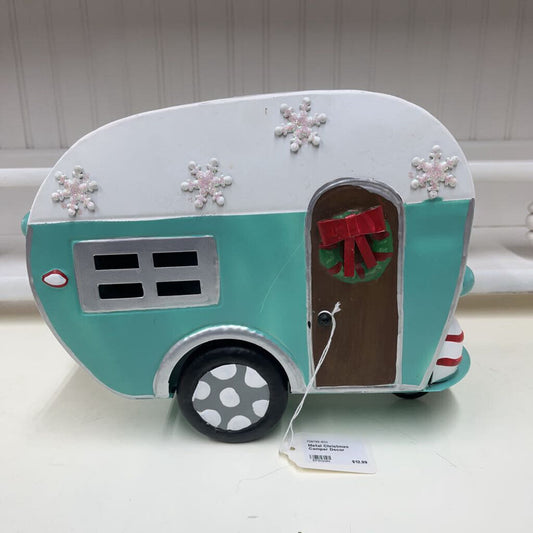 METAL CHRISTMAS CAMPER DECOR-Thriftique Marketplace