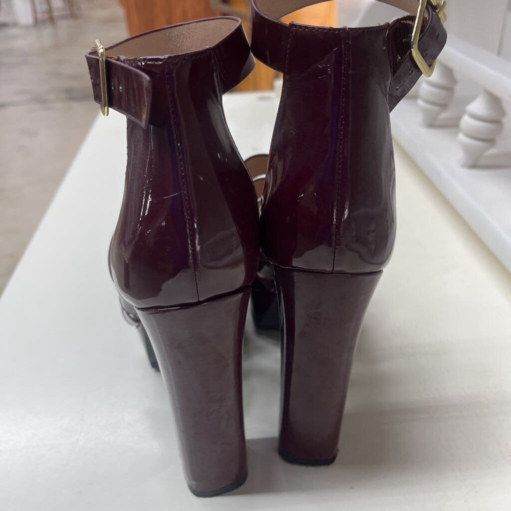 STEVE MADDEN MAROON HEELS SZ 9