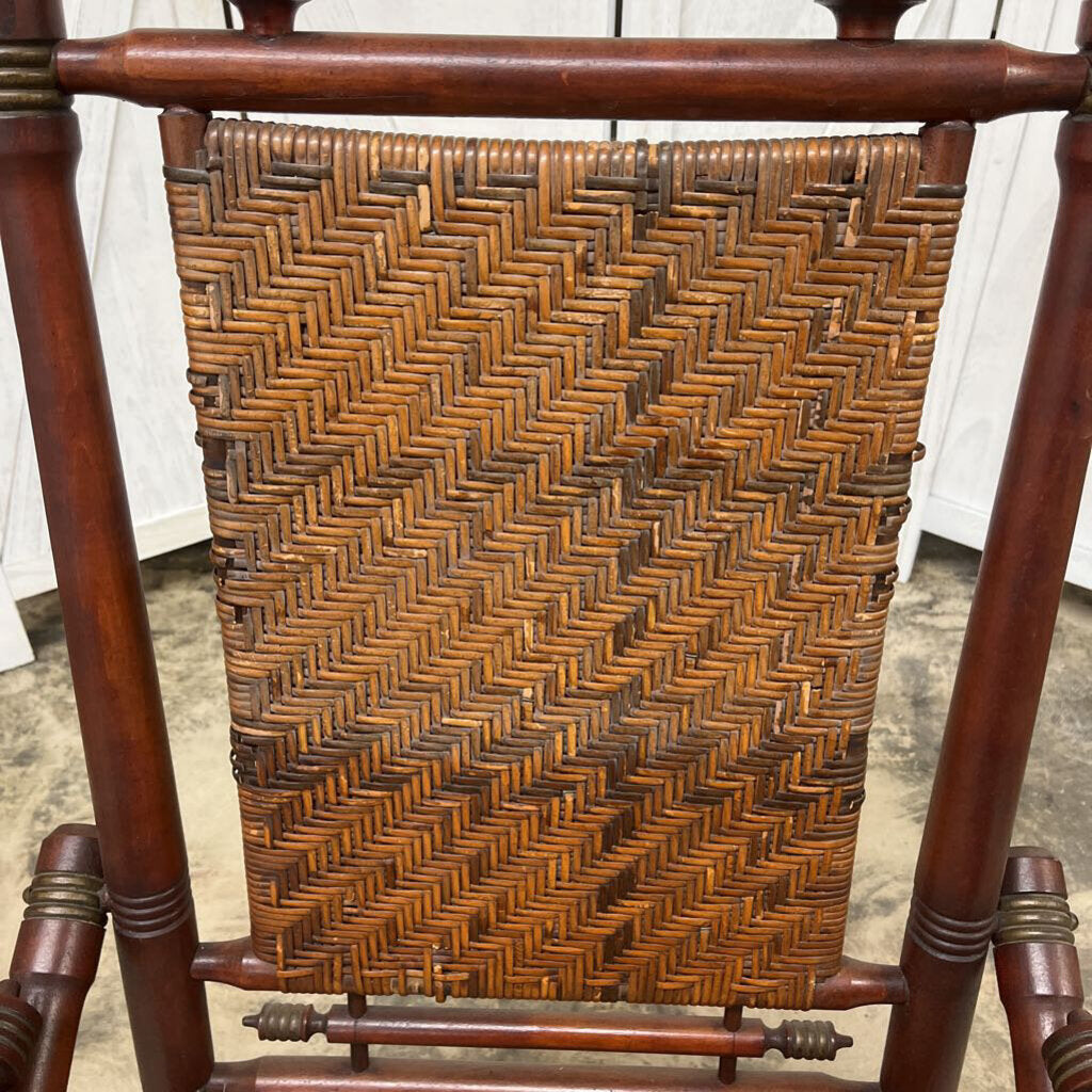 ANTIQUE PLATFORM ROCKER