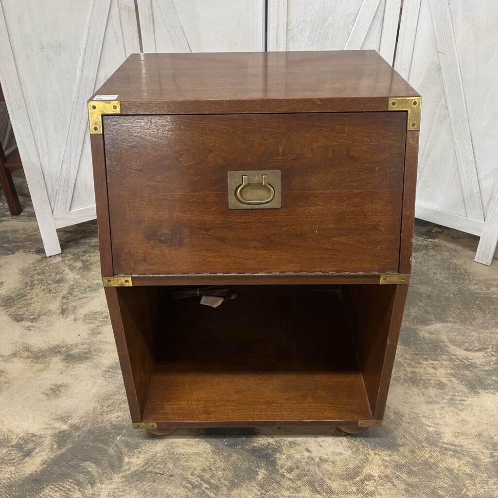 HENREDON DESK/NIGHT STAND-Thriftique Marketplace