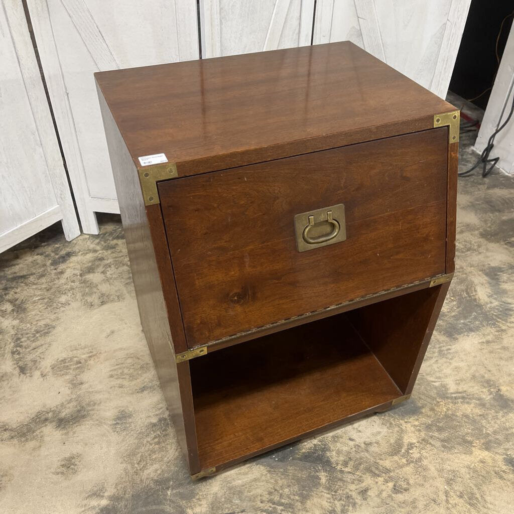 HENREDON DESK/NIGHT STAND-Thriftique Marketplace