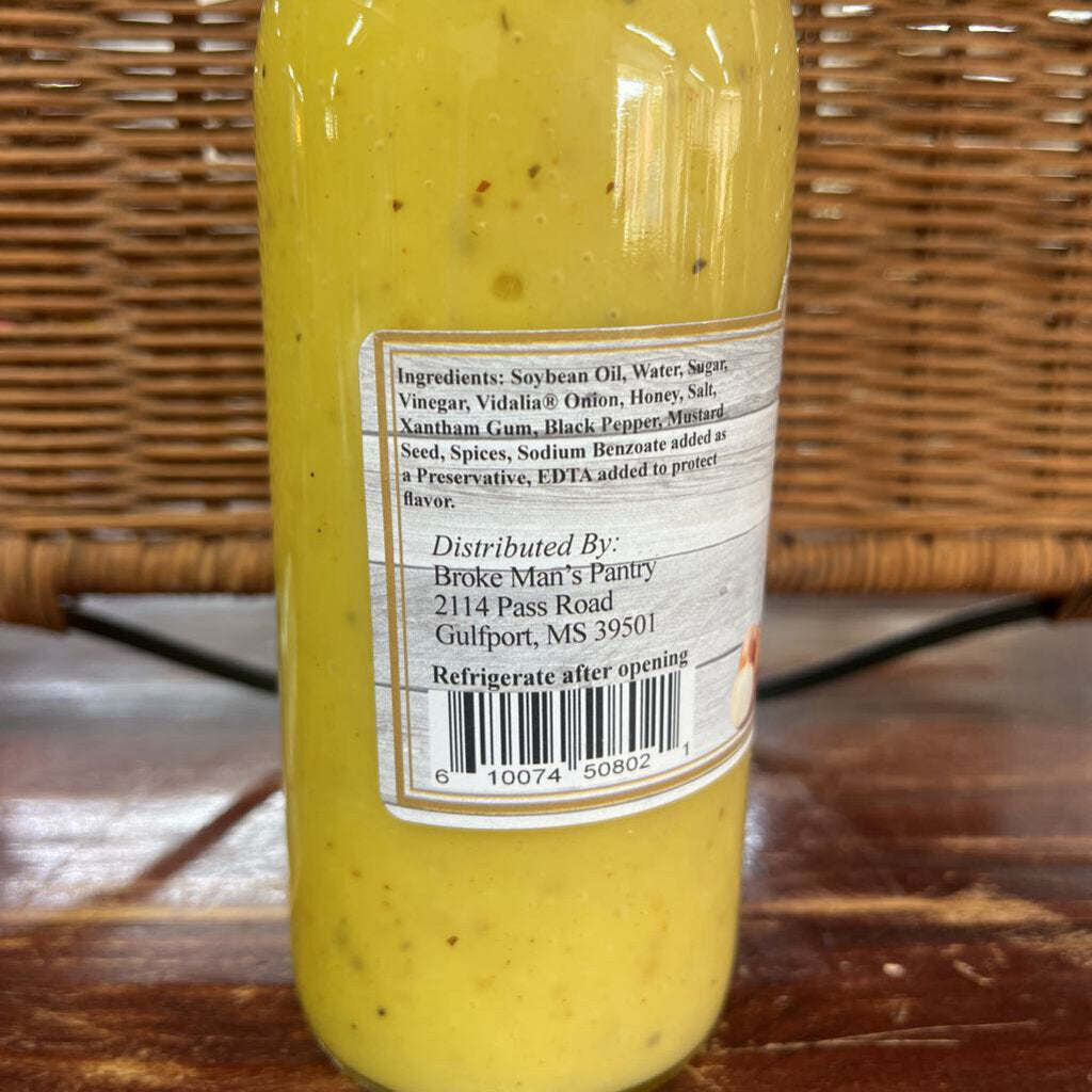 Vidalia Onion & Honey Mustard Dressing
