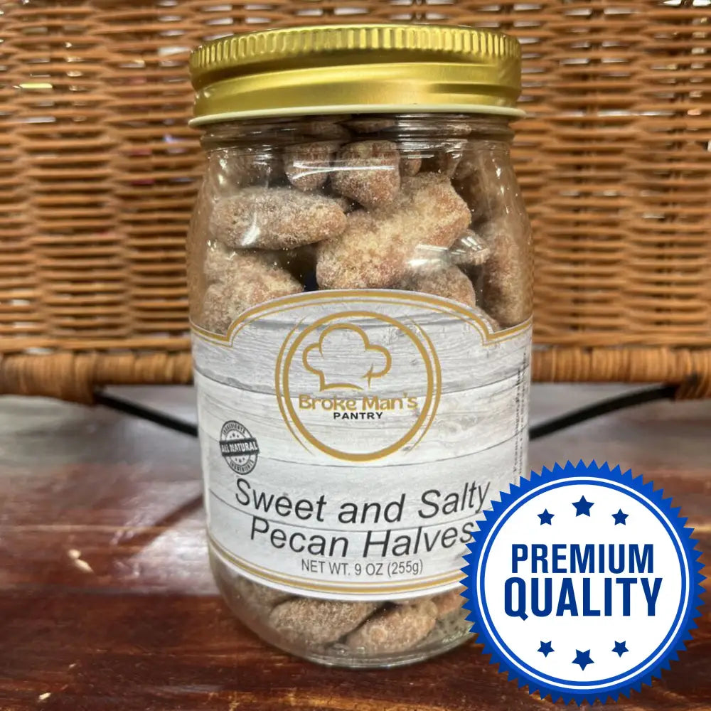 SWEET & SALTY PECAN HALVES