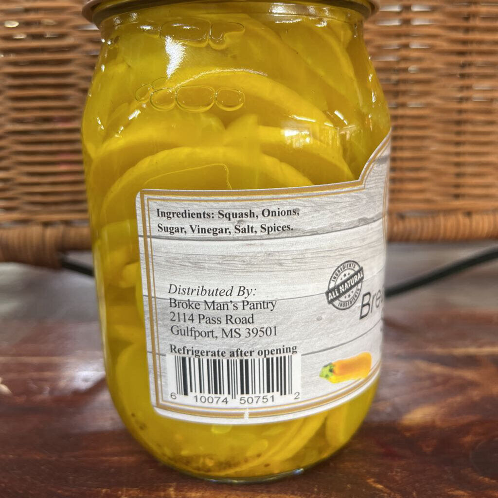 BREAD & BUTTER SQUASH