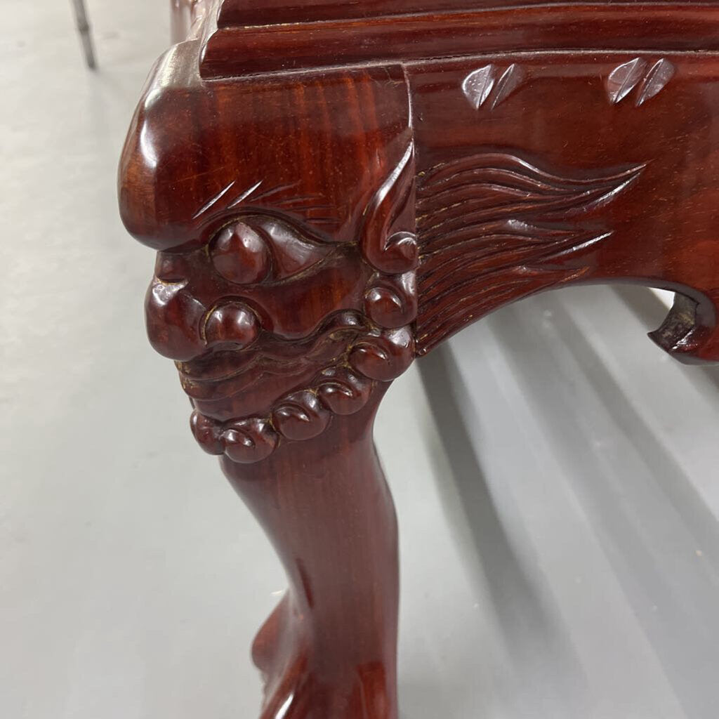 ORIENTAL ROSEWOOD INLAID COFFEE TABLE