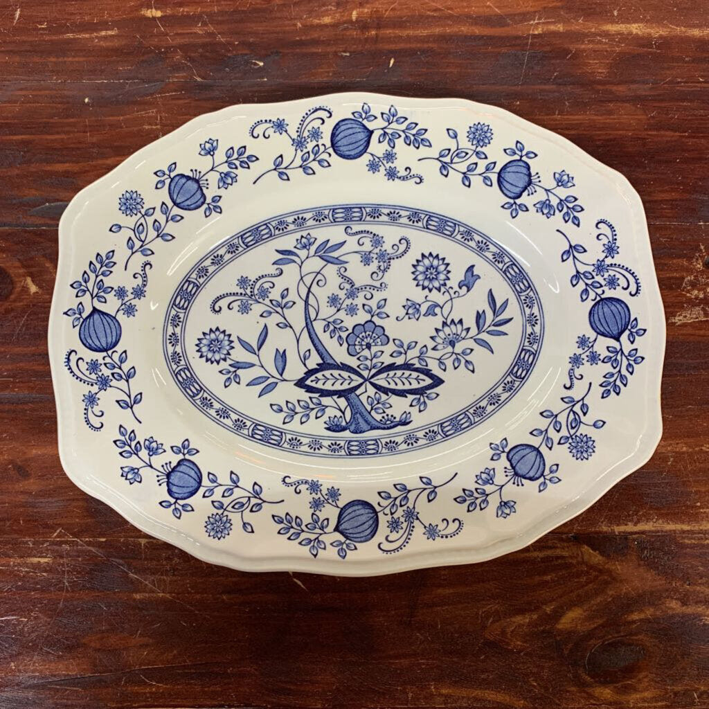 BLUE WILLOW KENSINGTON ENGLAND IRONSTONE HANDCRAFTED DISH 10PC SET