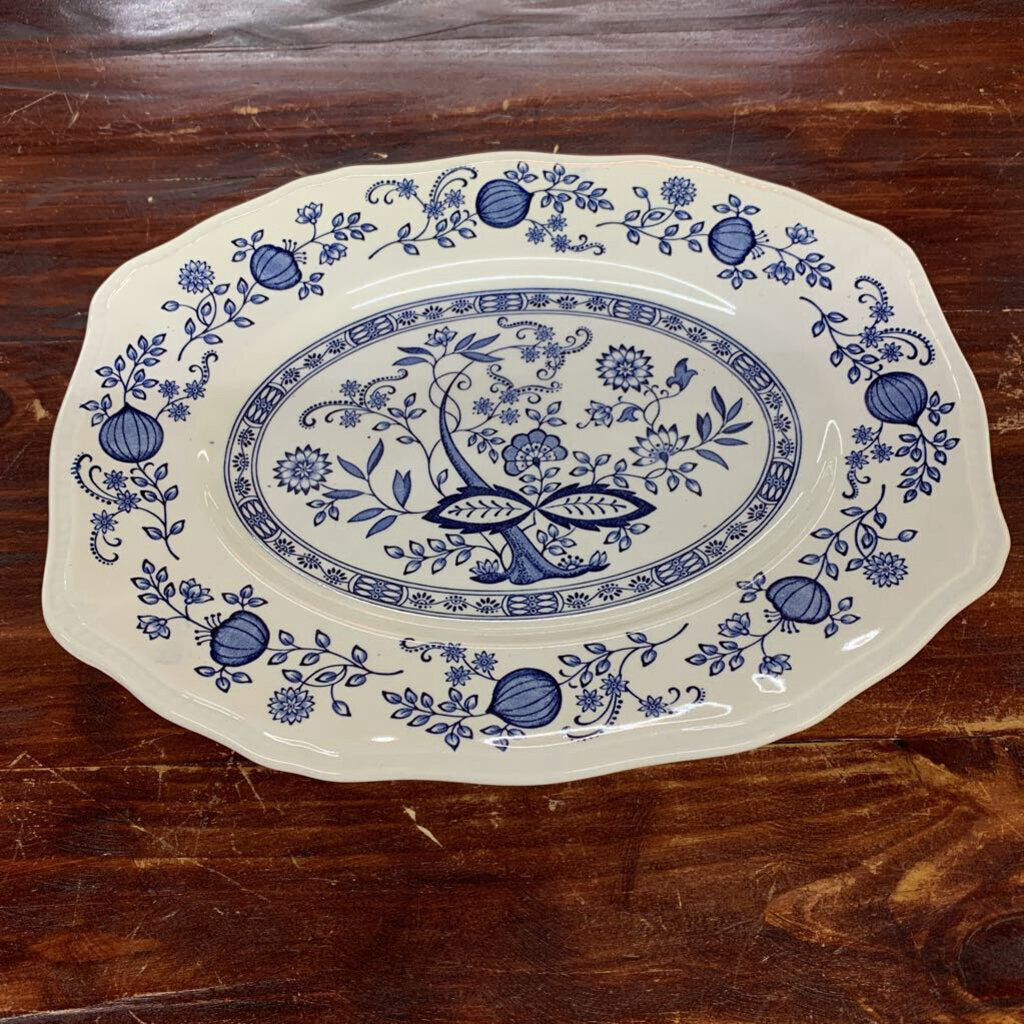 BLUE WILLOW KENSINGTON ENGLAND IRONSTONE HANDCRAFTED DISH 10PC SET