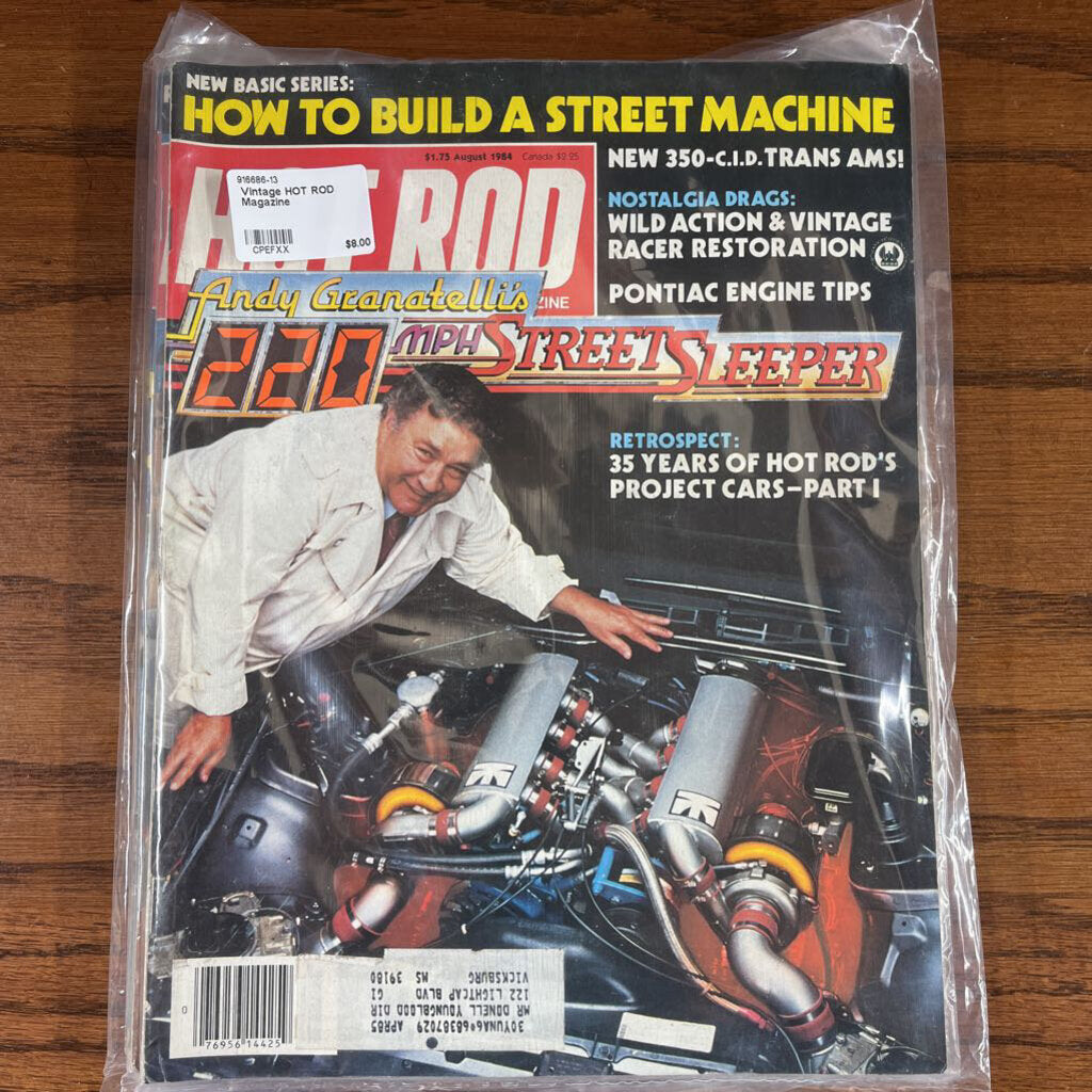 VINTAGE HOT ROD MAGAZINE - $5 EACH