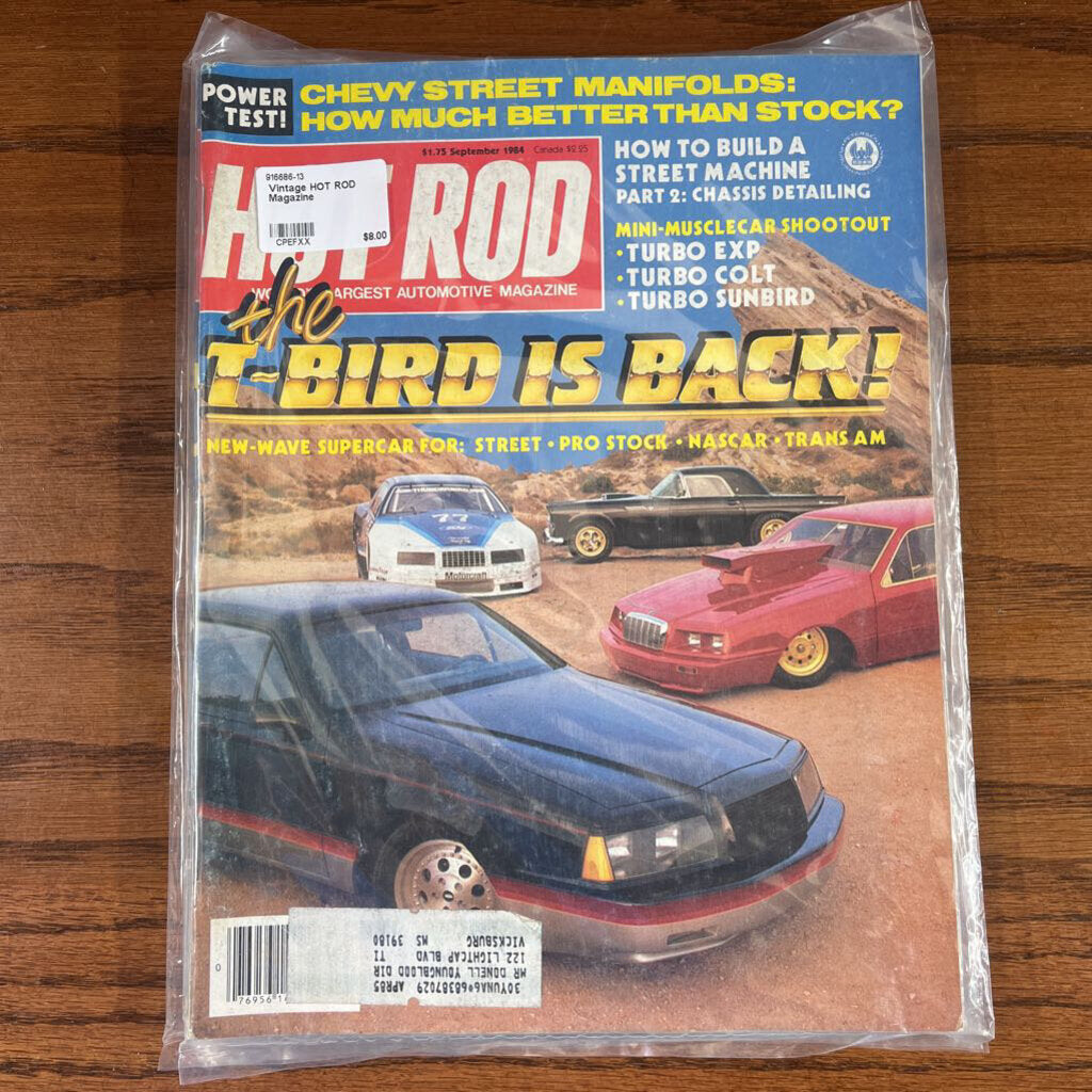 VINTAGE HOT ROD MAGAZINE - $5 EACH