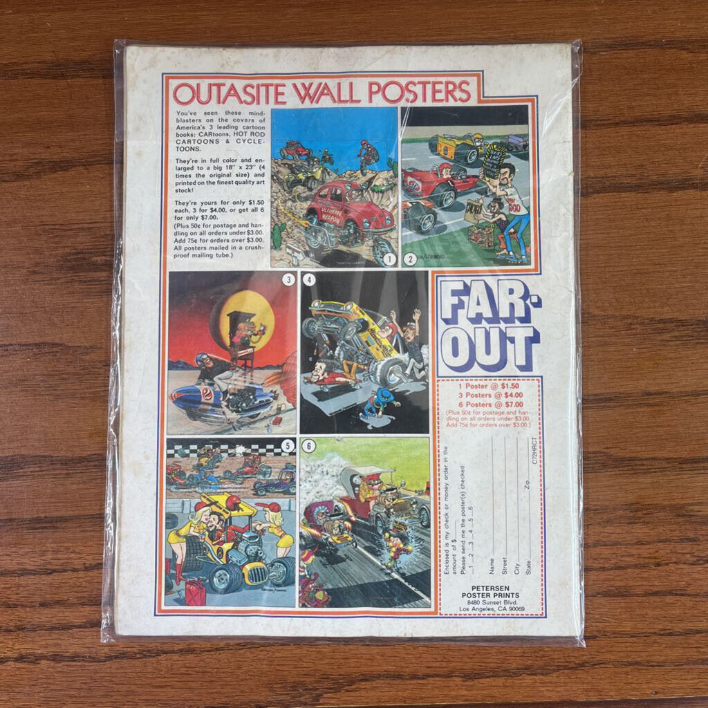 VINTAGE HOT ROD CAR-TOONS MAGAZINE - $12 EACH