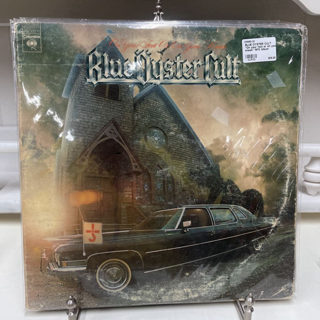 BLUE OYSTER CULT "ON YOUR FEET OR ON YOUR KNEES" 1975 ALBUM-Thriftique Marketplace