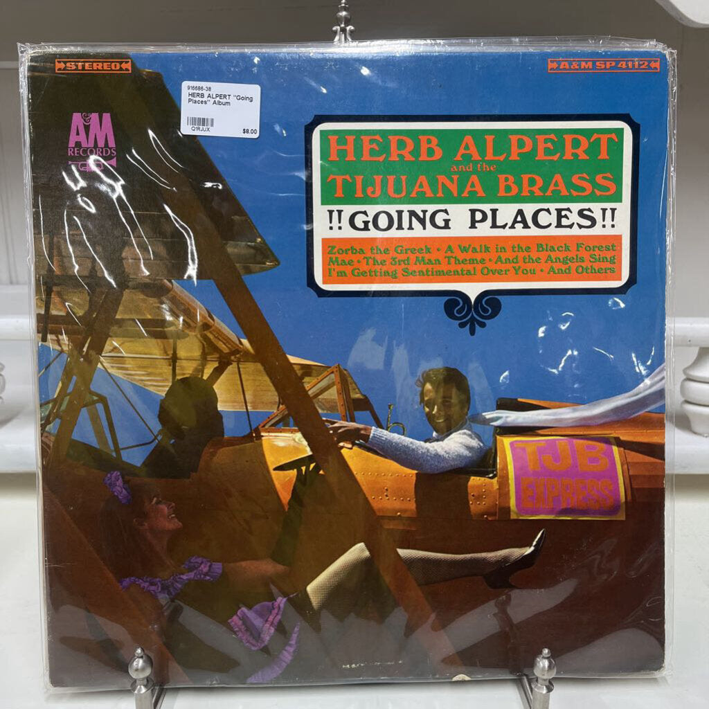 HERB ALPERT "GOING PLACES" ALBUM-Thriftique Marketplace