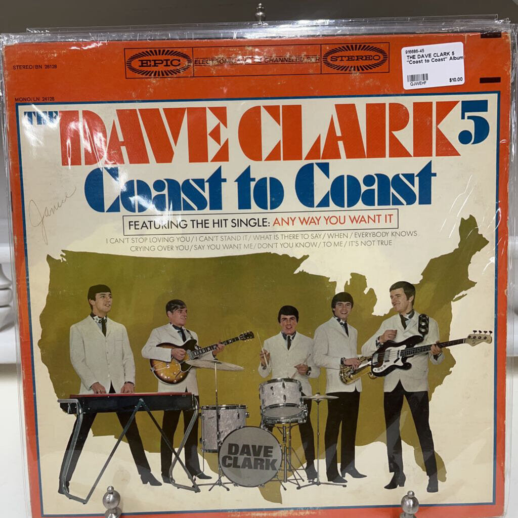 THE DAVE CLARK 5 "COAST TO COAST" ALBUM-Thriftique Marketplace