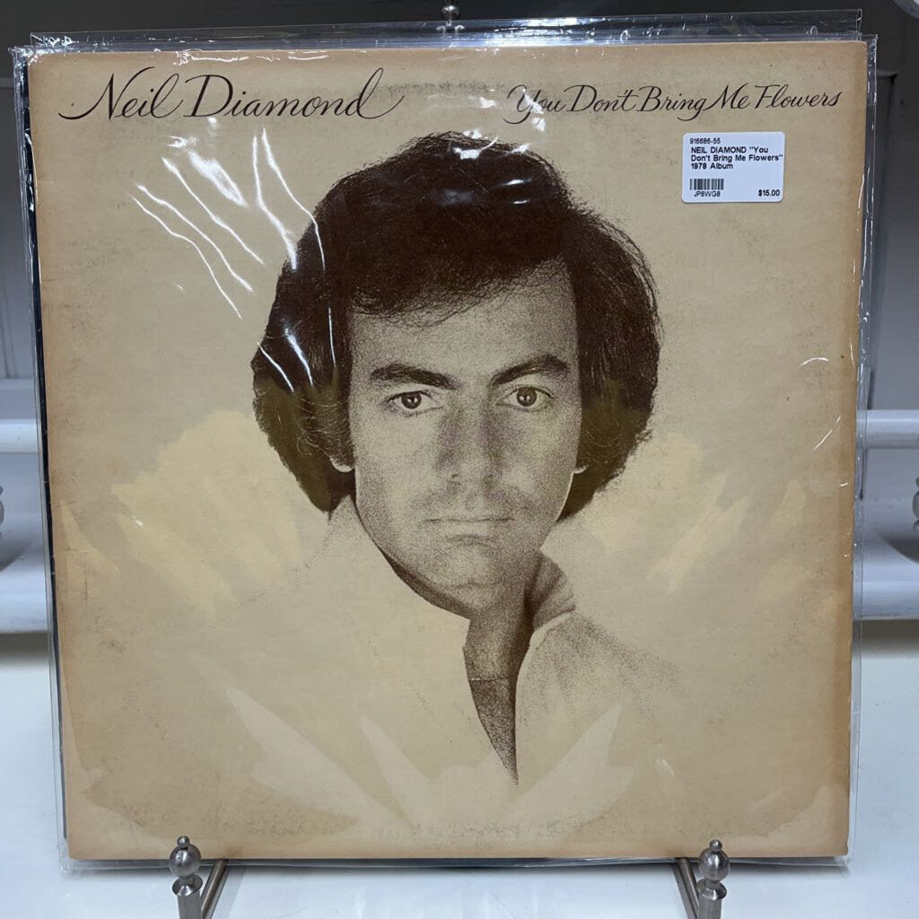 Thriftique Marketplace-NEIL DIAMOND "YOU DON'T BRING ME FLOWERS" 1978 ALBUM