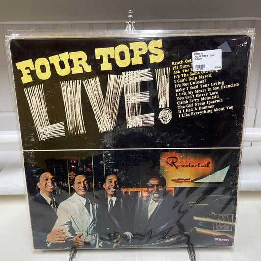 FOUR TOPS "LIVE" ALBUM-Thriftique Marketplace