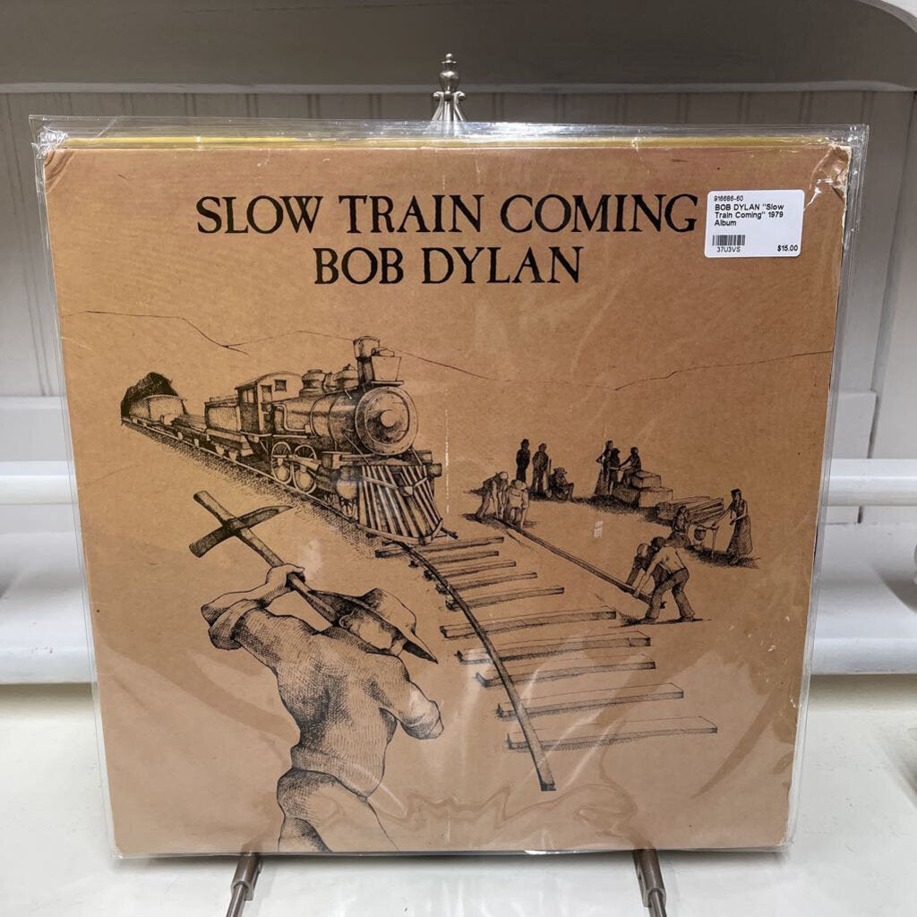 BOB DYLAN "SLOW TRAIN COMING" 1979 ALBUM-Thriftique Marketplace