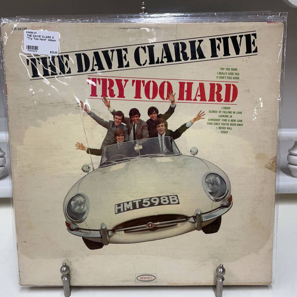 THE DAVE CLARK 5 "TRY TOO HARD" ALBUM-Thriftique Marketplace