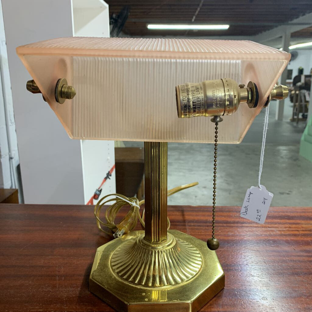 DESK LAMP GLASS SHADE