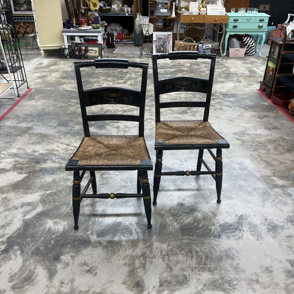 AUTHENTIC HITCHCOCK NICHOLS STONE CHAIRS - $75 EACH