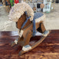VINTAGE CUSTOM MADE WOODEN ROCKING HORSE