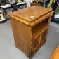 WHITE CLAD ICE BOX TV/VCR MICROWAVE STAND - Thriftique Marketplace