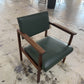 MID CENTURY MODERN GREEN LOUNGE MCM CHAIR