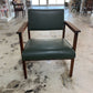 MID CENTURY MODERN GREEN LOUNGE MCM CHAIR