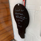 LIGHT BULB CHALKBOARD WITH BACK LIGHT