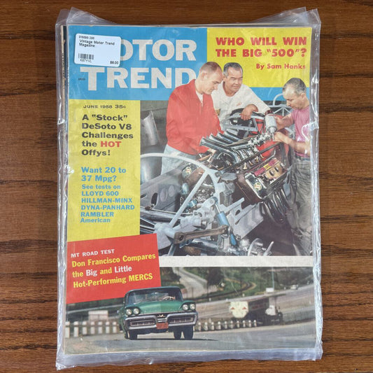 VINTAGE MOTOR TREND MAGAZINE - $8 EACH-Thriftique Marketplace