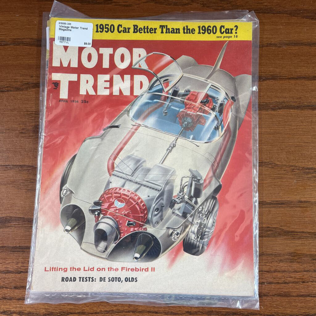 VINTAGE MOTOR TREND MAGAZINE - $8 EACH