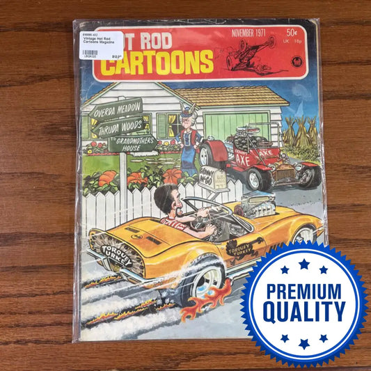 VINTAGE HOT ROD CARTOONS MAGAZINE