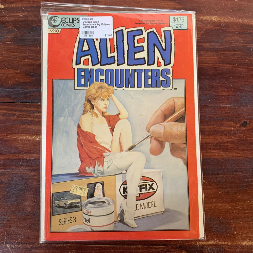 VINTAGE ALIEN ENCOUNTERS BY ECLIPSE COMIC BOOK - $12 EACH