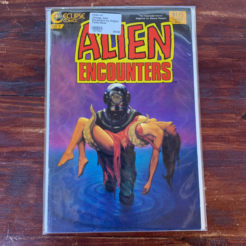 VINTAGE ALIEN ENCOUNTERS BY ECLIPSE COMIC BOOK - $12 EACH