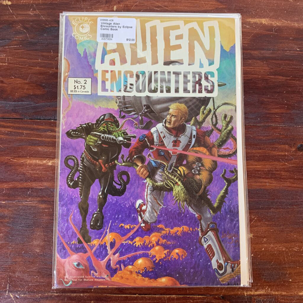 VINTAGE ALIEN ENCOUNTERS BY ECLIPSE COMIC BOOK - $12 EACH