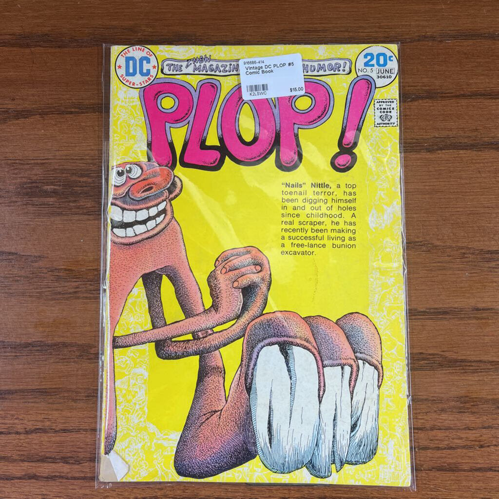 VINTAGE DC PLOP #5 COMIC BOOK