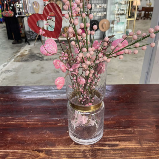 VASE WITH GOLD TRIM