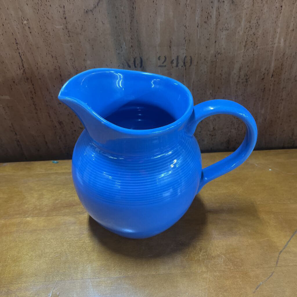 BLUE POTTERY PITCHER