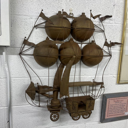 MCM CURTIS JERE HOT AIR BALLON WALL ART - METAL