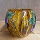 HAND PAINTED GRAPE DESIGN VASE