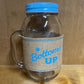 4 PC MASON JAR MUGS WITH LIDS