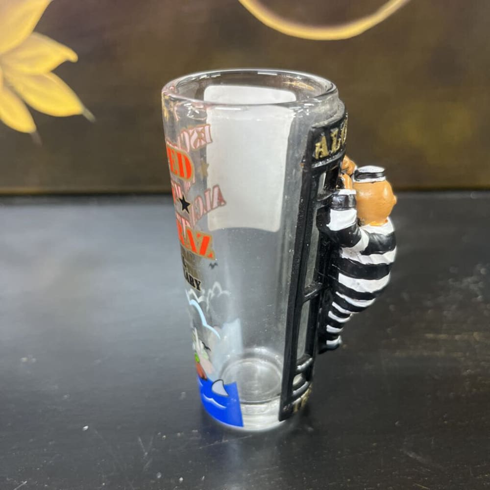 3D ALCATRAZ SHOT GLASS