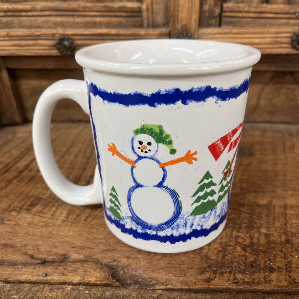 LARGE SNOWMAN MUG-Thriftique Marketplace